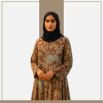 Zeenaya Elegant Peacock Inspired Abaya for Women